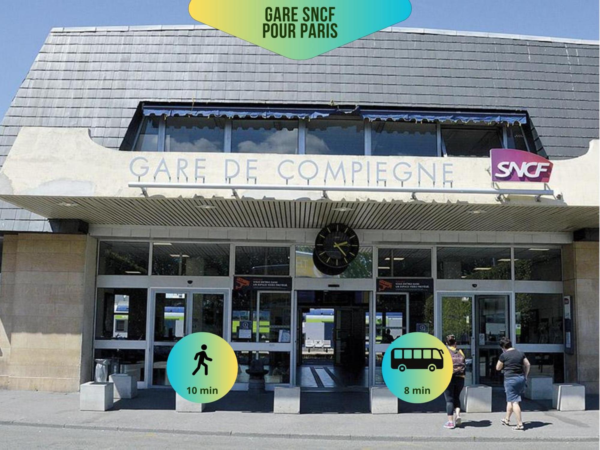 Le Corneille - Ideal Pros & Couples - Centre Historique - Chateau 5Min - Gare 10Min - Au Calme - Fibre Compiègne Extérieur photo